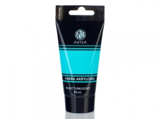 Farba akrylowa Astra tuba 60ml - błękit turkusowy (9%)