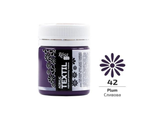 ROSA TALENT FARBA DO TKANIN PLUM 42 20 ML [opakowanie=1szt]