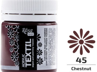ROSA TALENT FARBA DO TKANIN CHESTNUT 45 20 ML [opakowanie=1szt]