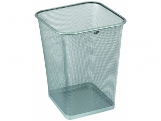 Kosz na papier kwadratowy GR-017 / GR-017S, srebrny, Grand (sz)