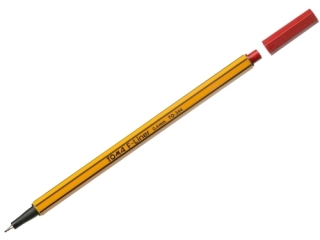 Cienkopisy F-Liner 0, 4mm, pomaraczowa obudowa. czerwony Pudeko [opakowanie=10szt]