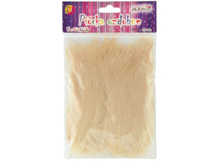 Piórka Beżowe (P-077) 10-12cm op 50szt