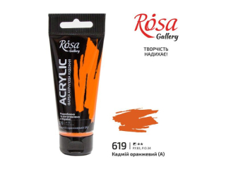 ROSA GALLERY FARBA AKRYLOWA CADMIUM ORANGE 619 60 ML [opakowanie=4szt]