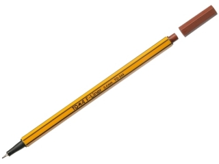 Cienkopisy F-Liner 0, 4mm, pomaraczowa obudowa. brzowy Pudeko [opakowanie=10szt]