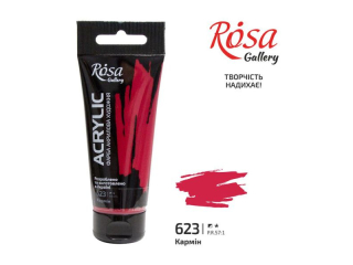 ROSA GALLERY FARBA AKRYLOWA CARMINE 623 60 ML [opakowanie=4szt]