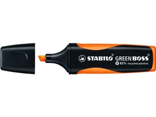 ZAKRELACZ STABILO GREEN BOSS. POMARACZOWY (10) [opakowanie=10szt]