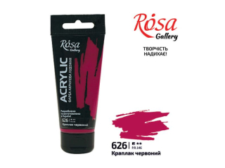 ROSA GALLERY FARBA AKRYLOWA MADDER RED 626 60 ML [opakowanie=4szt]