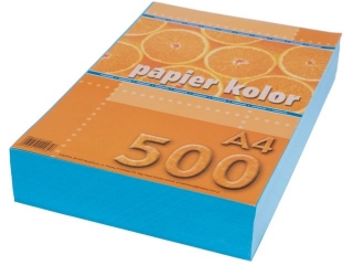 Papier (jk) A4-500 niebieski