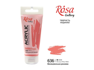 ROSA GALLERY FARBA AKRYLOWA VENICE ROSE 636 60 ML [opakowanie=4szt]