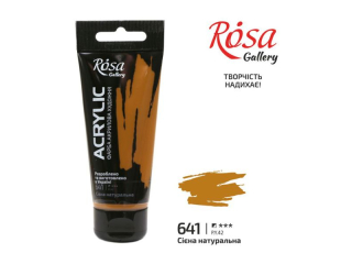 ROSA GALLERY FARBA AKRYLOWA RAW SIENNA 641 60 ML [opakowanie=4szt]