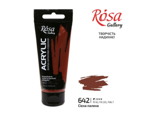 ROSA GALLERY FARBA AKRYLOWA BURNT SIENNA 642 60 ML [opakowanie=4szt]
