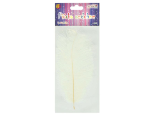 Piórko PD-3387 białe 15-20 cm.op. zawiera 1 szt.PROM