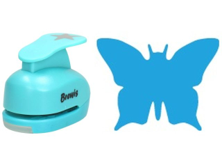 Dziurkacz ozdobny rozmiar: 2, 5cm wzór: motyl