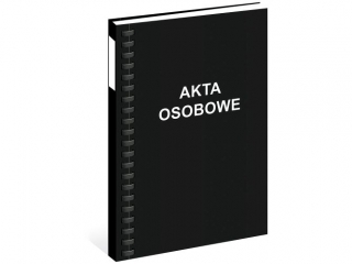 Teczka akt osobowych 02 Czarne [opakowanie=10szt]