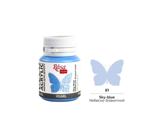 ROSA TALENT FARBA AKRYLOWA PEROWA SKY-BLUE 81 20 ML [opakowanie=1szt]