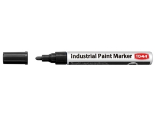 Marker olejowy przemyslowy, fibrowa kocwka 2, 3mm, zawiera Xylen czarny Pudeko [opakowanie=12szt]