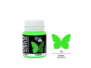 ROSA TALENT FARBA AKRYLOWA FLUORESCENCYJNA GREEN 92 20 ML [opakowanie=1szt]