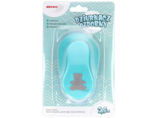Dziurkacz ozdobny rozmiar: 3, 8cm wzór: miś