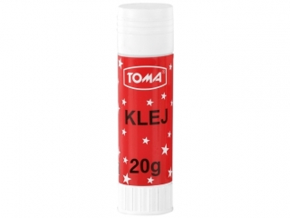 Klej rolinny w sztyfcie 20g, biay Display [opakowanie=24szt]