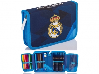 Piórnik pojedynczy z wyposażeniem, 2 klapki, 1W2 RM-82 Real Madrid Color 3