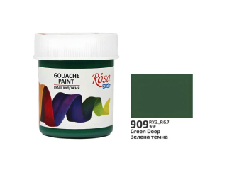 ROSA STUDIO FARBA GWASZOWA DARK GREEN 909 40 ML [opakowanie=1szt]