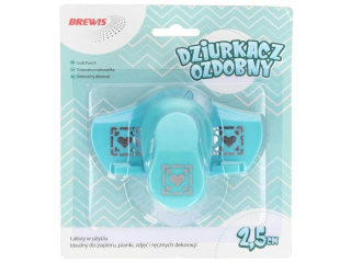 Dziurkacz ozdobny brzegowy rozmiar: 2, 5cm wzór: nr 1