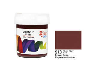 ROSA STUDIO FARBA GWASZOWA DARK BROWN 913 40 ML [opakowanie=1szt]