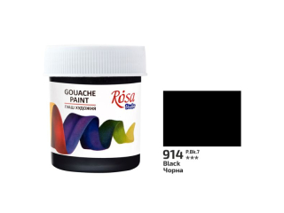 ROSA STUDIO FARBA GWASZOWA BLACK 914 40 ML [opakowanie=1szt]