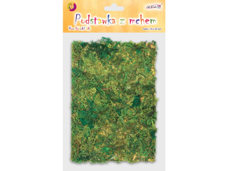 Podstawka drewniana PJ-6370 z mchem, rozm.15x20 PROM