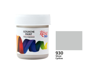 ROSA STUDIO FARBA GWASZOWA SILVER 930 40 ML [opakowanie=1szt]