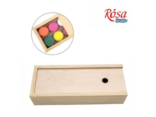ROSA STUDIO PUDEKO DREWNIANE NA GWASZE 24.3X9.5X5.3 CM [opakowanie=1szt]