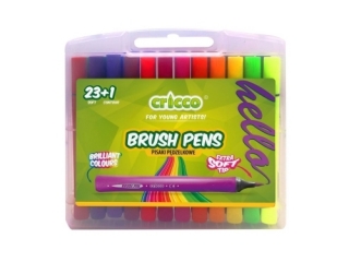 PISAKI PĘDZELKOWE CRICCO 23+1 KOL.KASETA