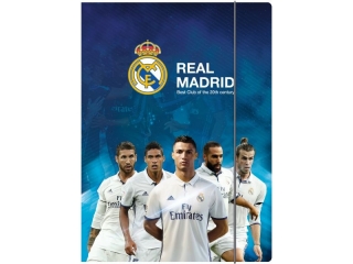 Teczka z gumk A4 Real Madrid 3 [opakowanie=10szt]