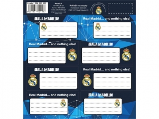 Naklejki na zeszyty RM-107 Real Madrid 3 [opakowanie=50szt]