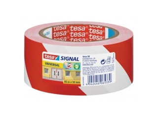 TAMA TESAPACK PP MARKING Y/B 66MX50MM BIAO-CZERWONA [opakowanie=6szt]