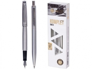 Zestaw ZENITH 60 CLASSIC SILVER - Pi�ro wieczne + D�ugopis automatyczny w etui - 6 szt. display [opakowanie=6szt] (CEN+3%)