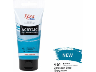 ROSA STUDIO FARBA  AKRYLOWA  CERULEAN BLUE 461 75 ML [opakowanie=3szt]
