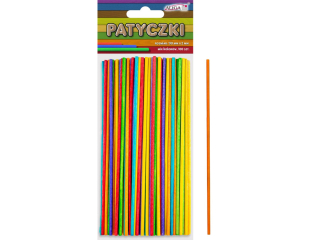 Patyczki PK-2150 okrge mix kolorw 150x2mm, op.100szt.