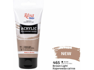 ROSA STUDIO FARBA  AKRYLOWA  BROWN LIGHT 465 75 ML [opakowanie=3szt]