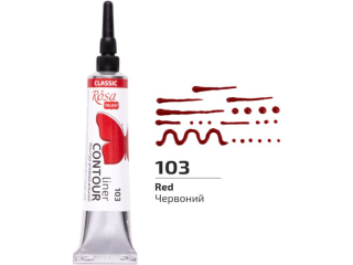 ROSA TALENT KONTUR�WKA UNIVERSAL RED 20 ML [opakowanie=4szt]