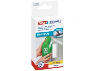 ONxOFF RZEP W TAŚMIE 1M X 20MM BIAŁY