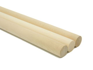 Drek drewniany DD-5022 naturalny, op.3 szt., r. 22 mm, d. 50 cm.