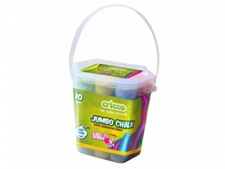 KREDA KOLOROWA JUMBO CRICCO 10 SZT. WIADERKO