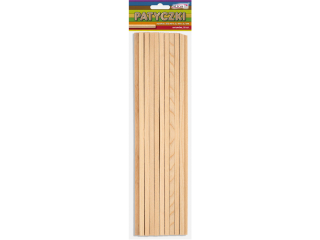 Patyczki PK-2549 bezbarwne rozm. 6, 5x6, 5x200mm, 20szt.