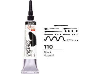 ROSA TALENT KONTUR�WKA UNIVERSAL BLACK 20 ML [opakowanie=4szt]
