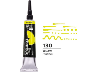 ROSA TALENT KONTUR�WKA UNIVERSAL FLUORESCENCYJNA YELLOW 20 ML [opakowanie=4szt]