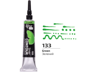 ROSA TALENT KONTUR�WKA UNIVERSAL FLUORESCENCYJNA GREEN 20 ML [opakowanie=4szt]