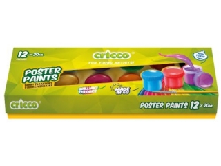 FARBY PLAKATOWE CRICCO 20ML 12-KOL.