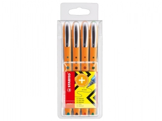PIÓRO STABILO WORKER (F), ETUI 4 SZT. (5)