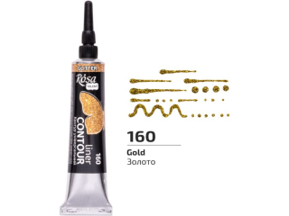 ROSA TALENT KONTUR�WKA UNIVERSAL BROKATOWA GOLD 20 ML [opakowanie=4szt]